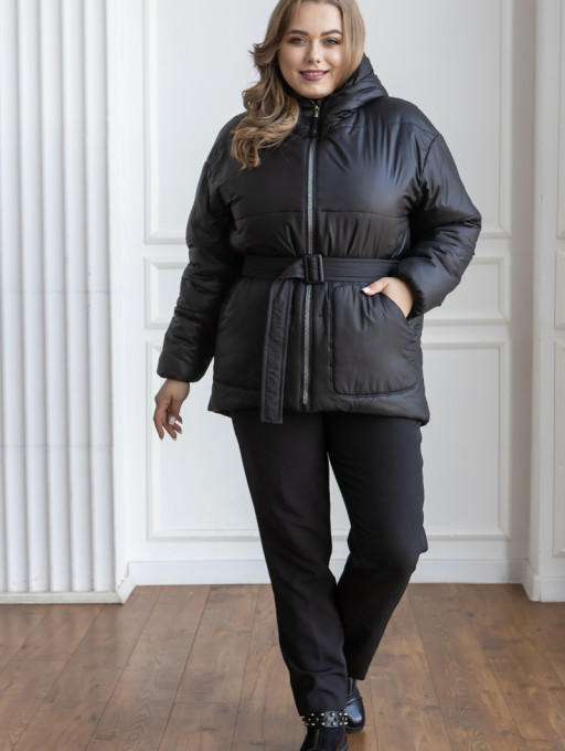 Жіноча куртка Bolyar 00424 чорна, фото 0