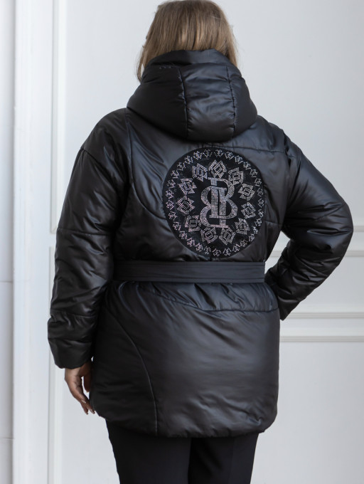 Жіноча куртка Bolyar 00424 чорна , фото  6