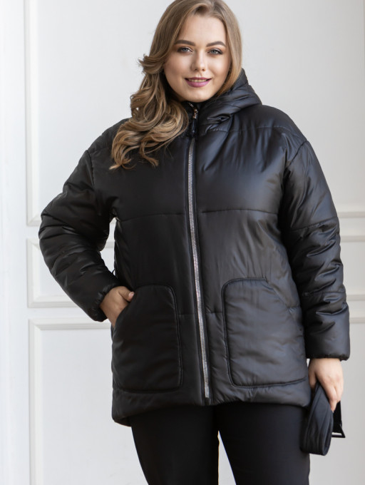 Женская куртка Bolyar 00424 черная , фото  5