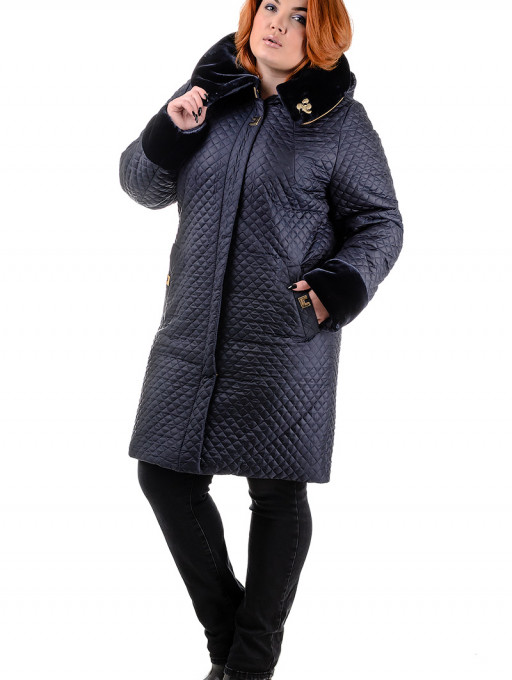 Куртка женская  Bolyar 00157 темно-синяя , фото  2