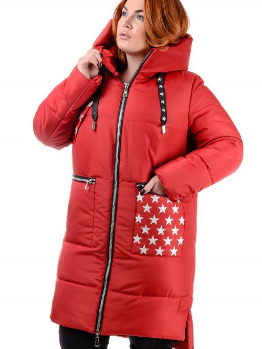 Куртка женская  Bolyar 00161 красная , фото  1