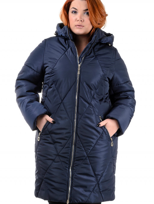 Куртка жіноча Bolyar 00163 темно-синя, фото 0