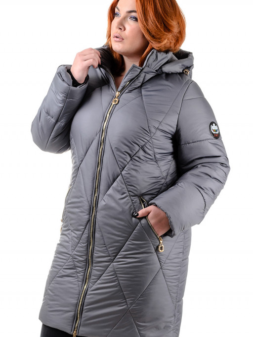 Куртка жіноча Bolyar 00165 сіра , фото  2