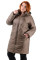 Куртка жіноча Bolyar 00166 світло-коричнева , фото  2
