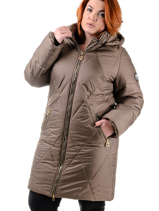 Куртка жіноча Bolyar 00166 світло-коричнева , фото  2