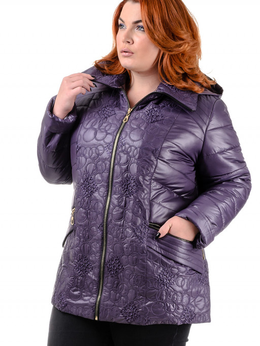 Куртка женская  Bolyar 00170 фиолетовая , фото  1