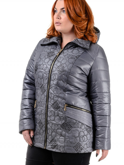 Куртка жіноча Bolyar 00171 сіра , фото  1