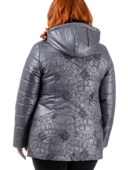 Куртка жіноча Bolyar 00171 сіра , фото  2