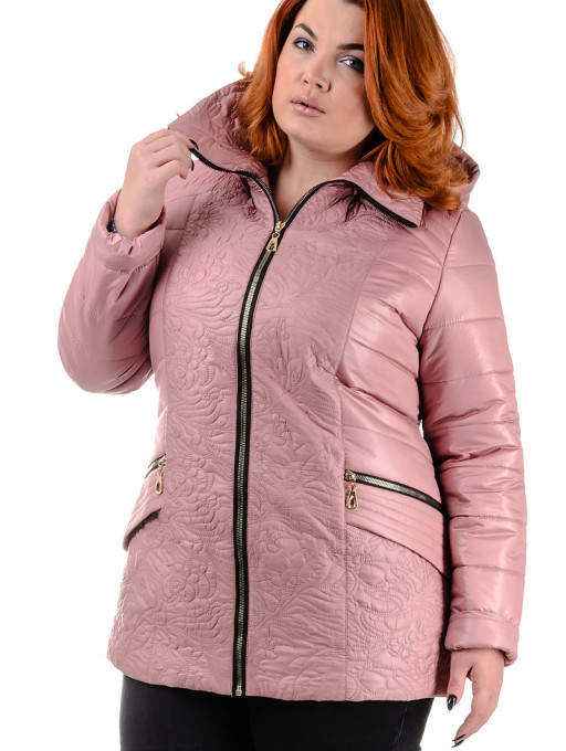 Куртка женская  Bolyar 00172 светло-розовая , фото  1