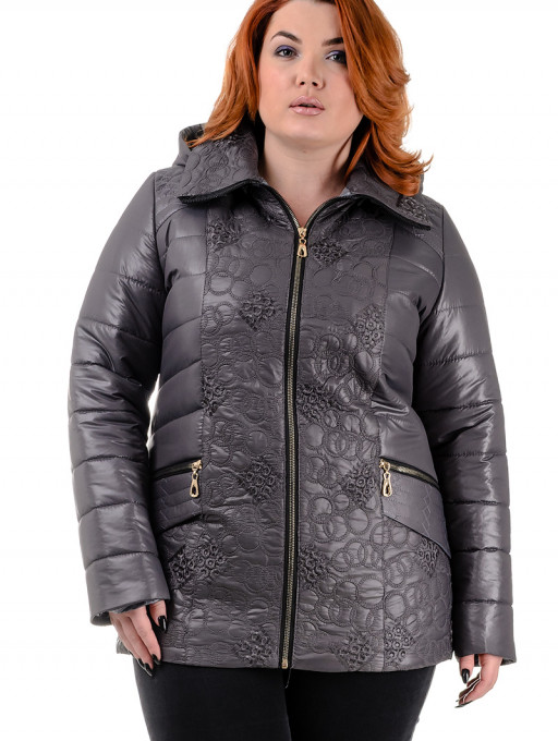 Куртка жіноча Bolyar 00173 темно-сіра, фото 0