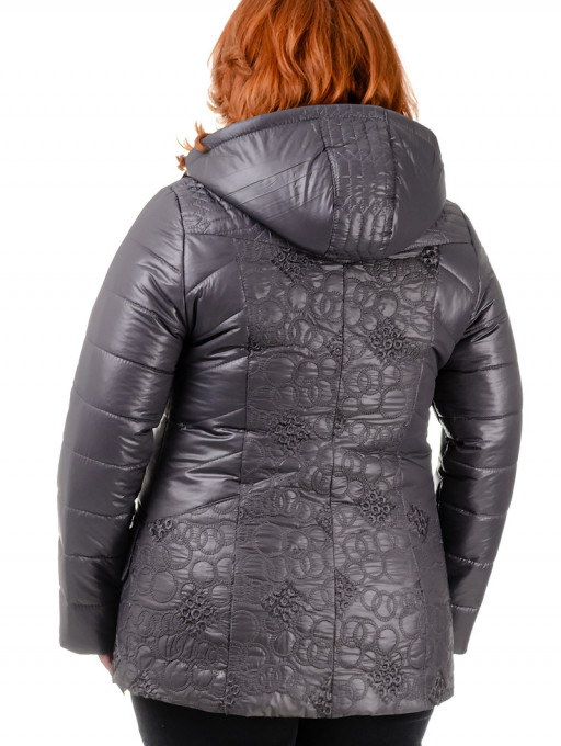 Куртка женская  Bolyar 00173 темно-серая , фото  2