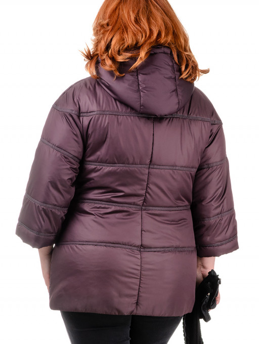 Куртка жіноча Bolyar 00178 сливова , фото  2