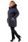 Куртка женская  Bolyar 00182 темно-синяя , фото  2