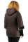 Куртка жіноча Bolyar 00189 коричнева , фото  2