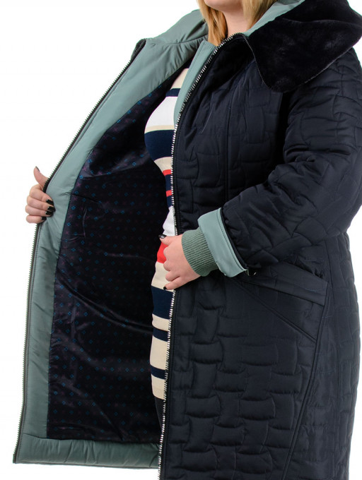 Куртка жіноча Bolyar 00194 темно-синя , фото  7