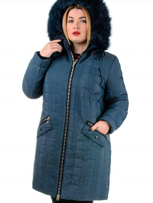 Куртка жіноча Bolyar 00198 синя , фото  2