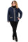 Куртка женская  Bolyar 00201 темно-синяя , фото 0