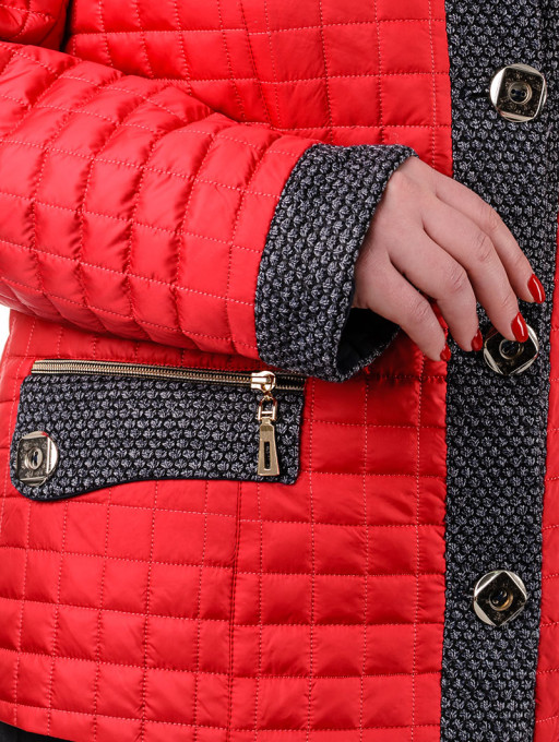 Куртка жіноча Bolyar 00202 червона , фото  1