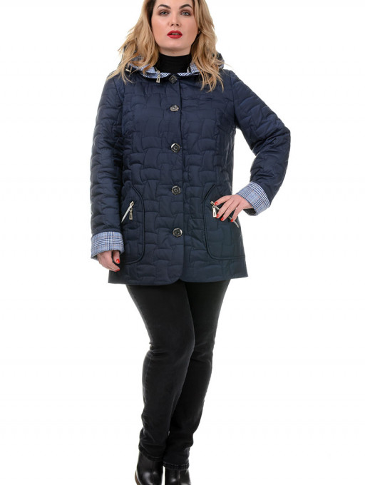 Куртка женская  Bolyar 00221 темно-синяя , фото 0