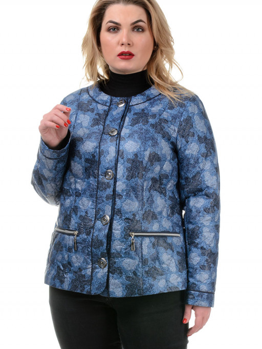 Куртка жіноча Bolyar 00230 синя-чорна , фото  2