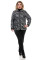 Куртка женская  Bolyar 00234 черно-белая , фото 0