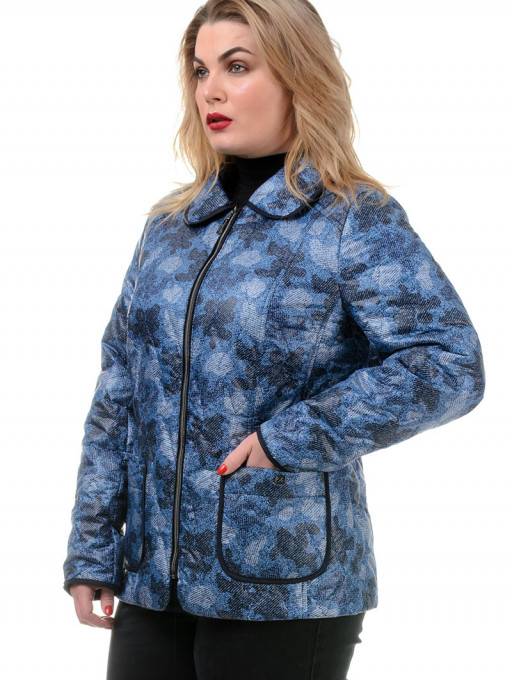 Куртка жіноча Bolyar 00236 синя-чорна , фото  3