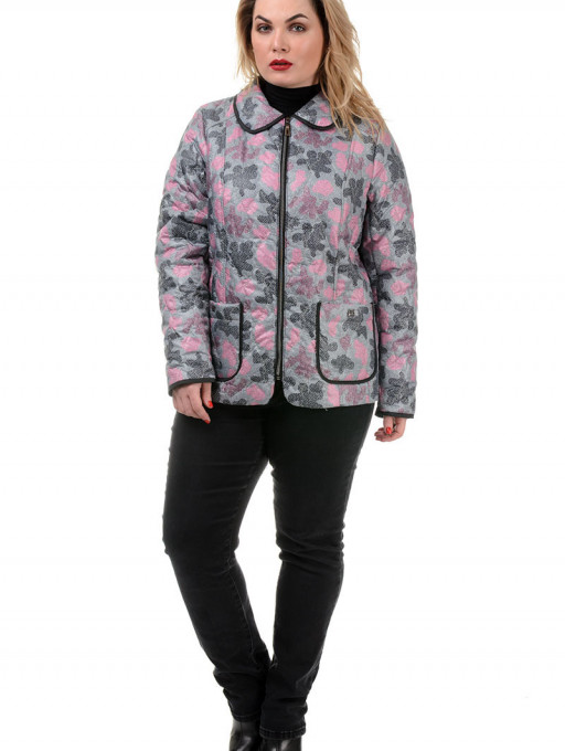 Куртка женская  Bolyar 00238 серо-розовая , фото 0