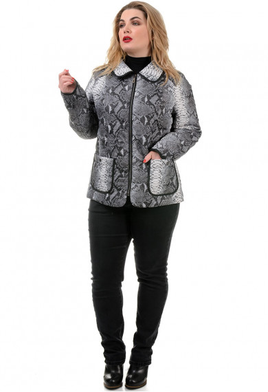  Куртка жіноча Bolyar 00240 чорно-бежева