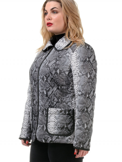 Куртка женская  Bolyar 00240 черно-бежевая , фото  3