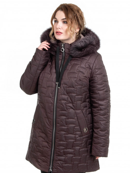 Куртка жіноча Bolyar 00259 коричнева , фото  2