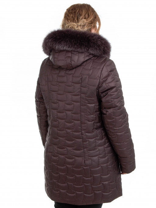 Куртка жіноча Bolyar 00259 коричнева , фото  3