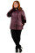 Куртка женская  Bolyar 00271 темно-бардовая , фото 0