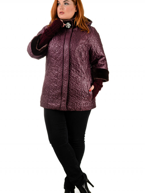 Куртка жіноча Bolyar 00271 темно-бордова, фото 0