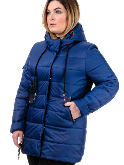 Куртка жіноча Bolyar 00277 синя , фото  2