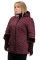 Куртка жіноча Bolyar 00279 темно-бордова , фото  1