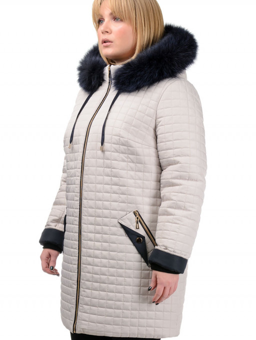 Куртка жіноча Bolyar 00280 кремова , фото  4