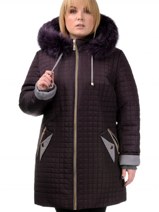 Куртка жіноча Bolyar 00281 сливова , фото  5