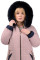 Куртка женская  Bolyar 00282 светло-розовая , фото  4