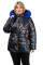 Куртка женская  Bolyar 00292 черно-синяя , фото  2
