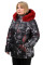 Куртка женская  Bolyar 00293 черно-красная , фото  3