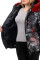 Куртка жіноча Bolyar 00293 чорно-червона , фото  6