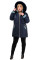 Куртка женская  Bolyar 00295 темно-синяя , фото  3
