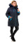 Куртка женская  Bolyar 00311 темно-синяя , фото 0