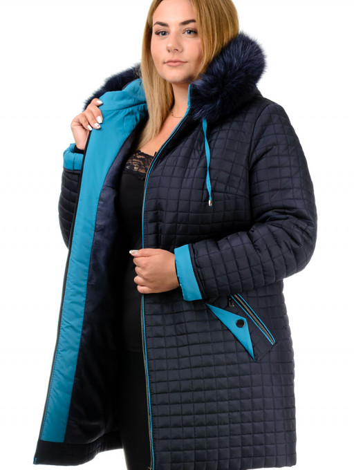 Куртка жіноча Bolyar 00311 темно-синя , фото  5