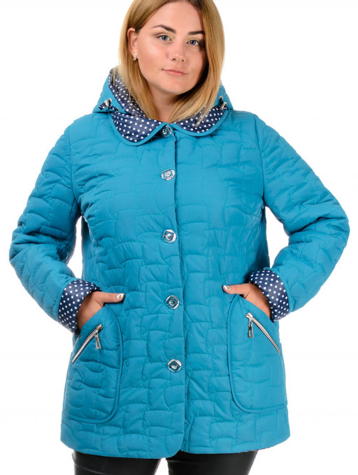 Куртка жіноча Bolyar 00317 блакитна , фото  4