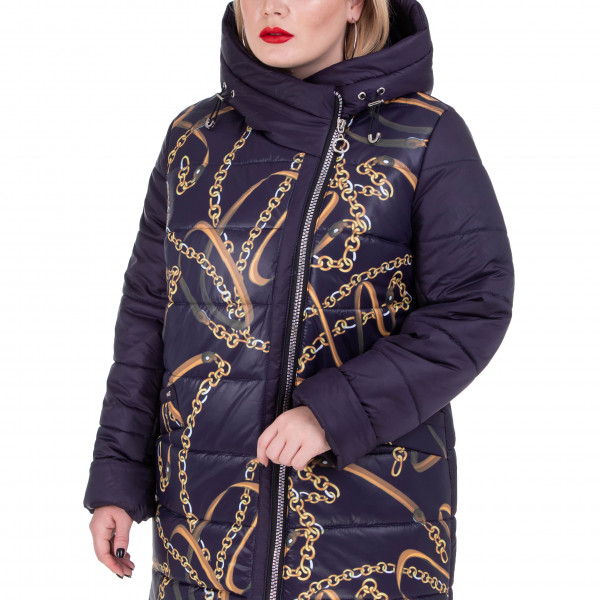 Куртка жіноча Bolyar 00328 темно-фіолетова , фото  4