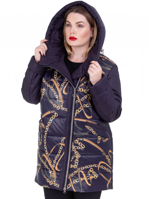 Куртка жіноча Bolyar 00328 темно-фіолетова , фото  2