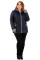 Куртка женская  Bolyar 00335 темно-синяя , фото 0