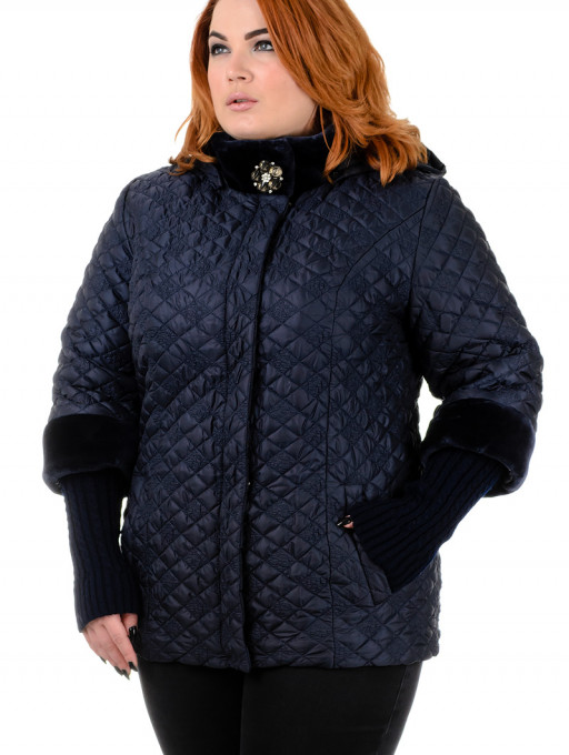 Куртка жіноча Bolyar 00342 темно-синя , фото  2