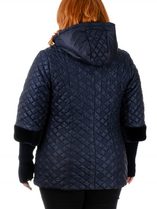 Куртка жіноча Bolyar 00342 темно-синя , фото  1